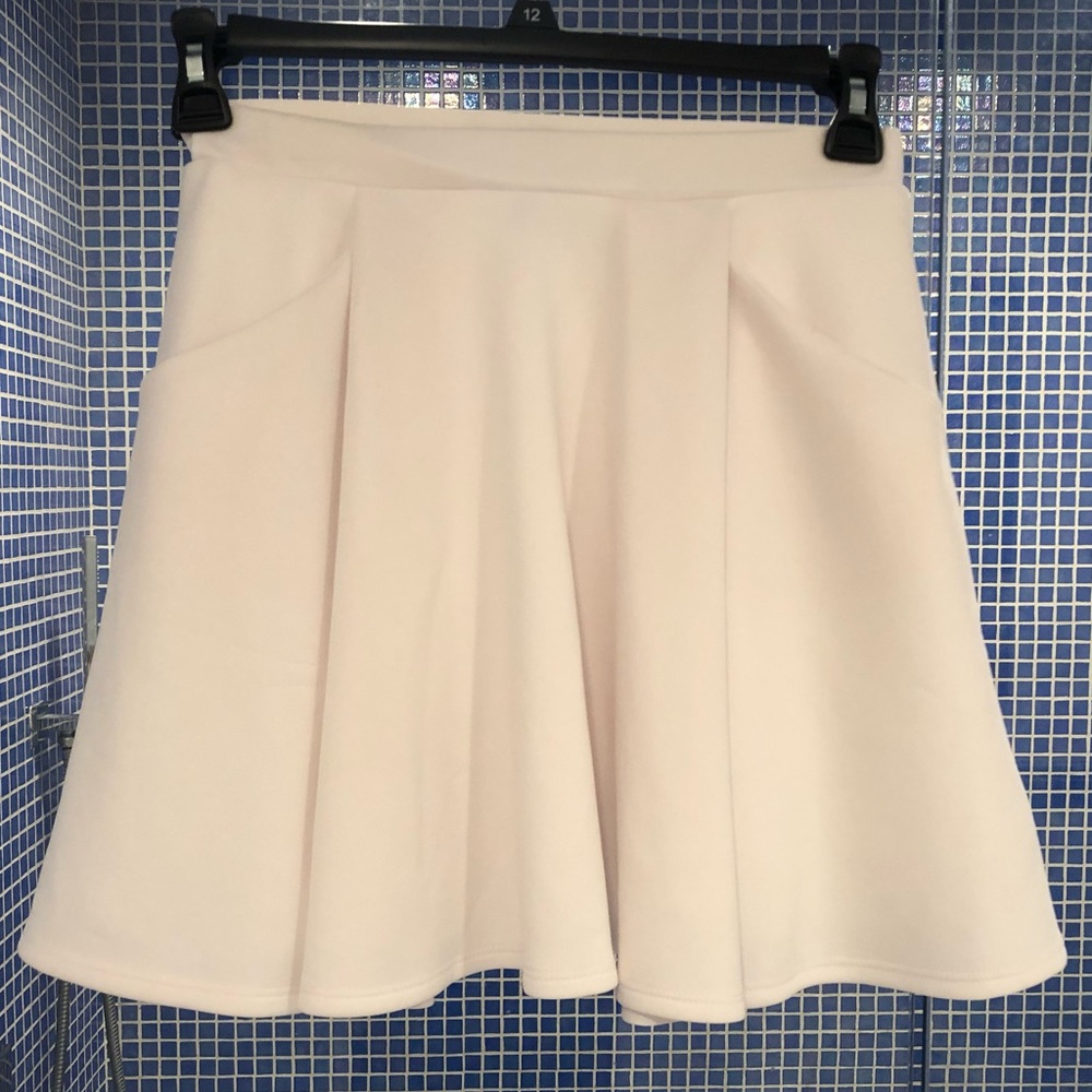 Aqua White Skirt